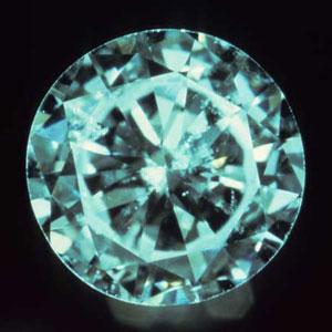 fisheye-diamond image of a diamond with a fisheye